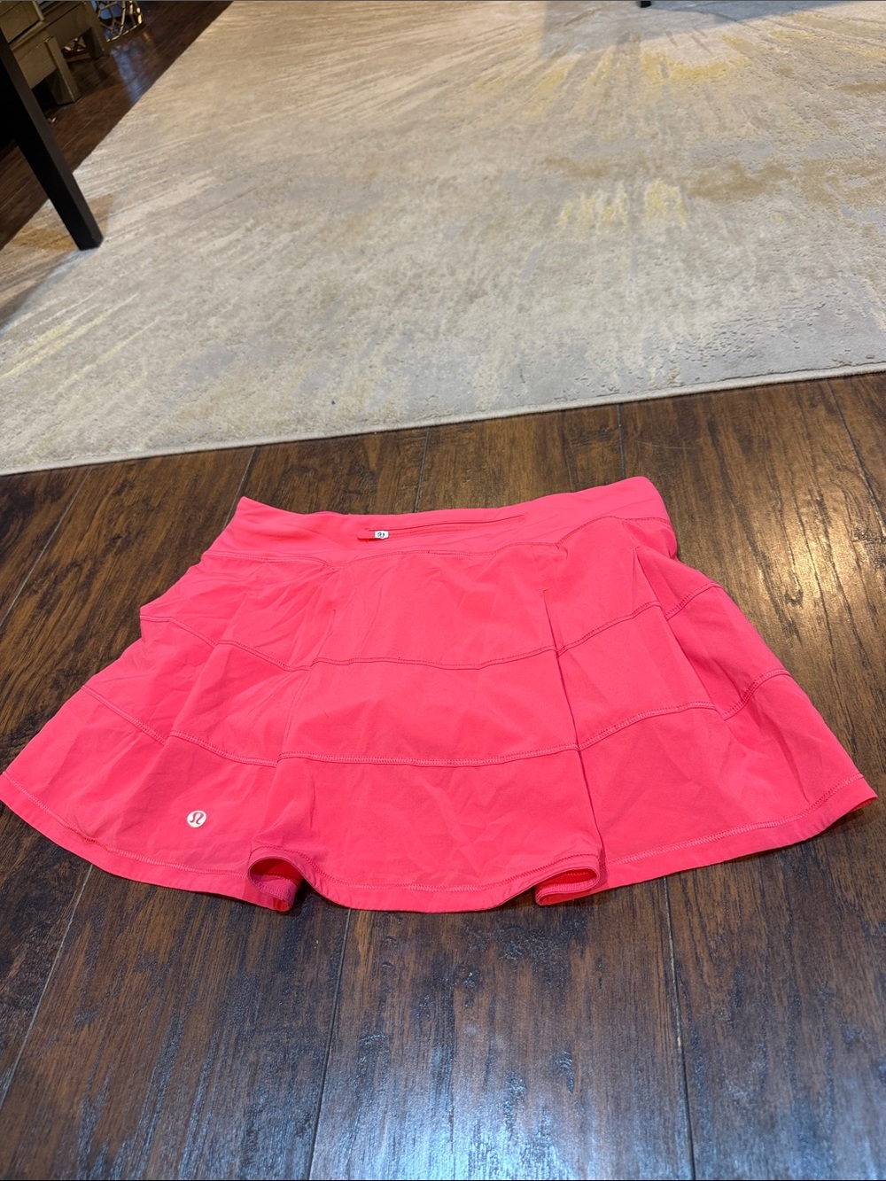 SZ 8 Lululemon Pace Rival Mid-Rise Skirt Lip Gloss pink - Picture 4 of 10